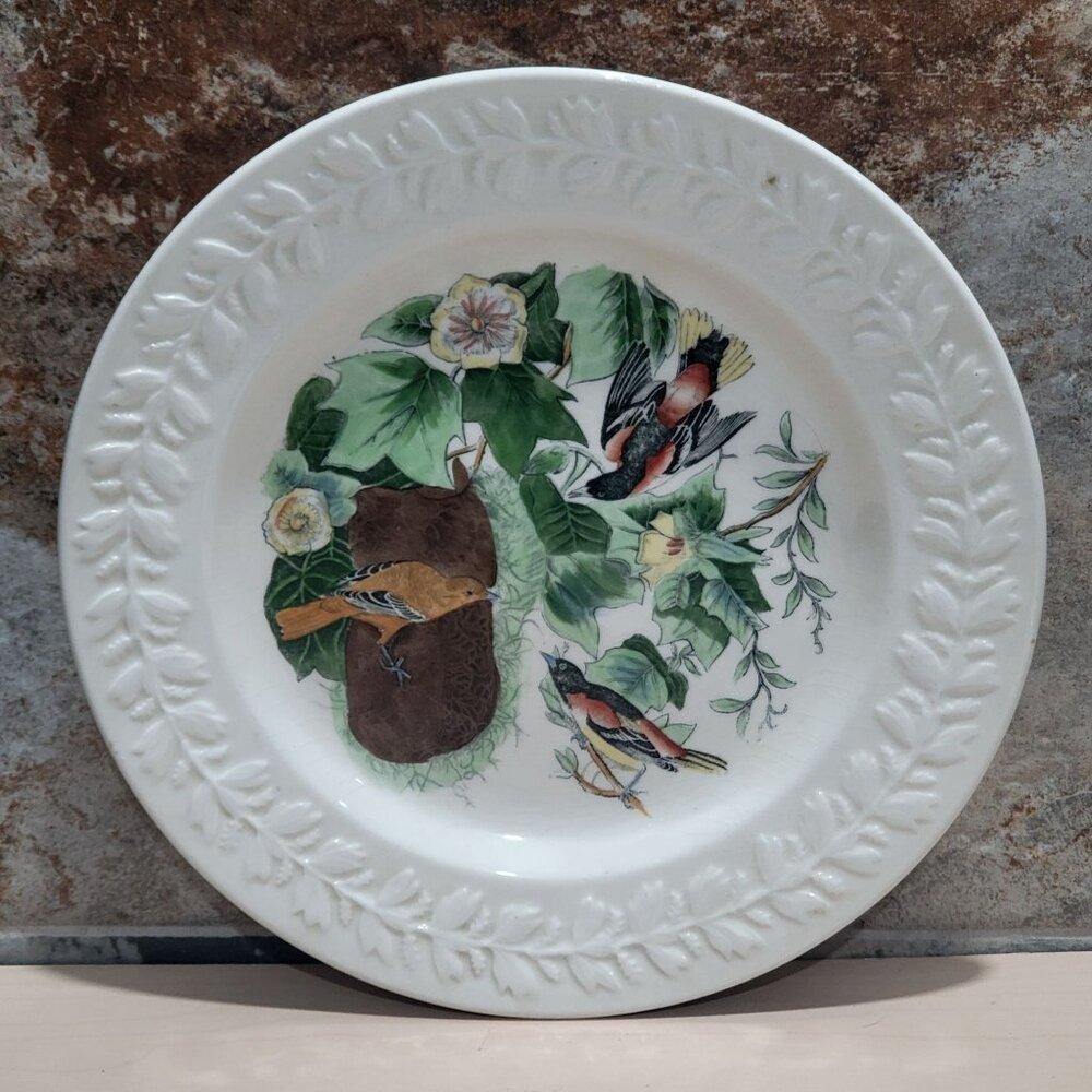 VTG Adams England Audubon Birds of America Baltimore Oriole Decorative Plate